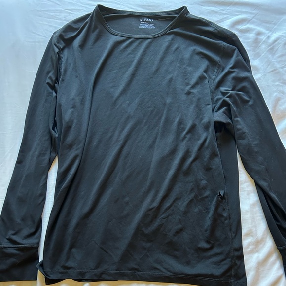 Alfani Comfortech Black Large Spandex Shirt - Picture 1 of 4